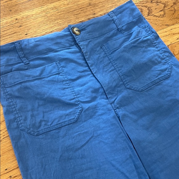 Anthropologie Colette Magic Fabric Cropped Wide-Leg Pants by Maeve - Picture 7 of 8